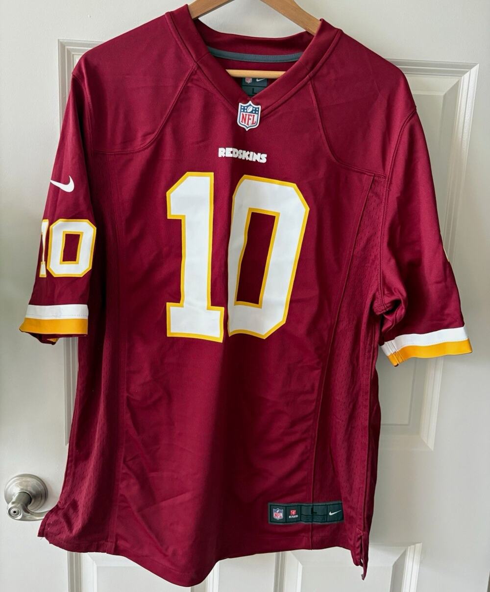 Nike Robert Griffin III RG3 Washington Redskins Jersey Men’s L #10 NFL